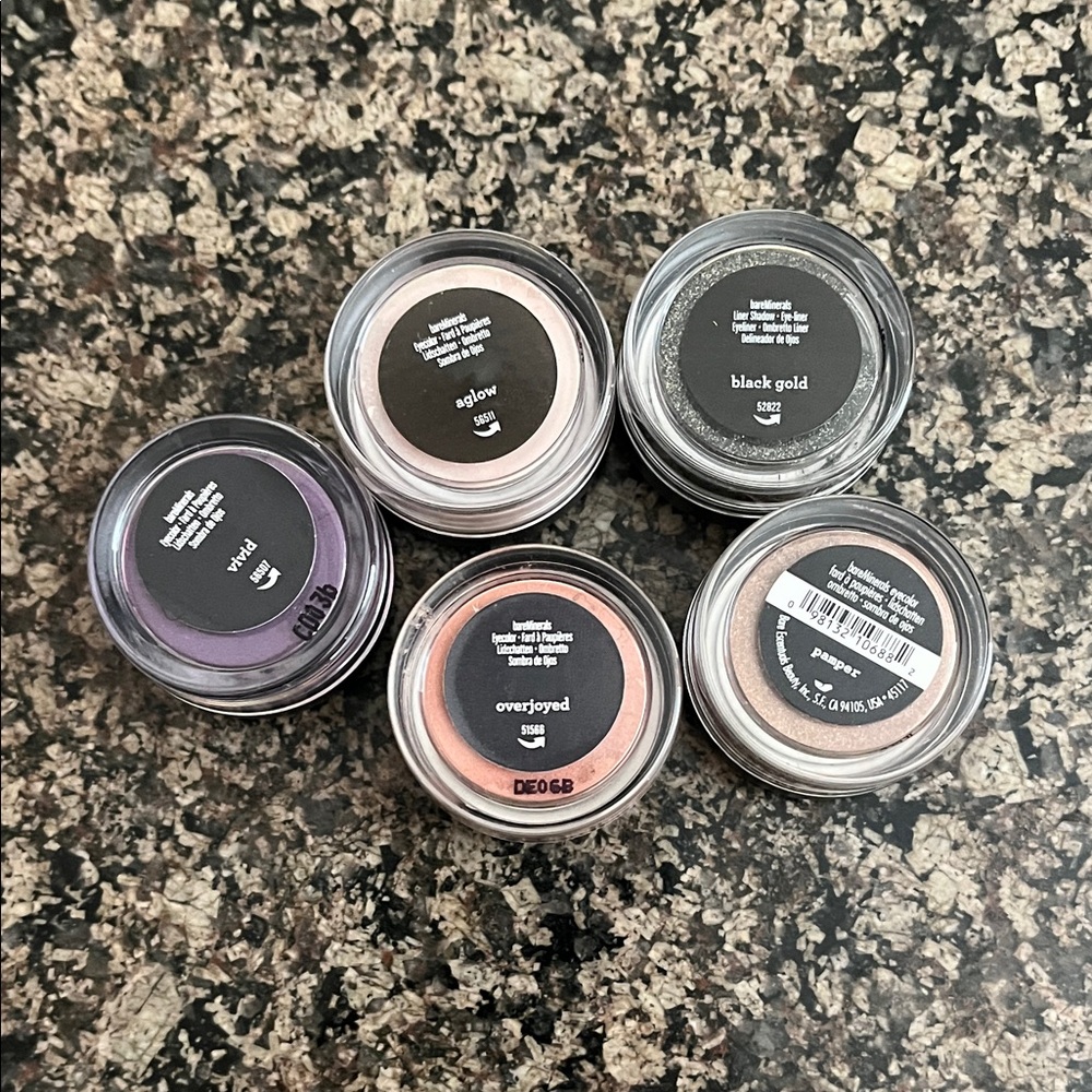 bareMinerals Loose Eyeshadow Collection - five colors! NWT - Picture 3 of 9